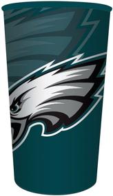 img 1 attached to Официально лицензированные пластиковые сувенирные кружки Philadelphia Eagles NFL - 20 штук, 22 унции