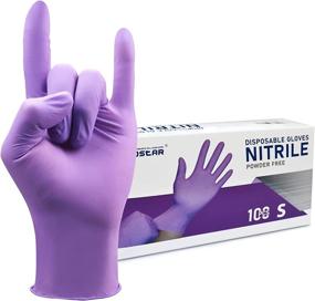 img 4 attached to 🧤 Wostar Nitrile Disposable Protective Gear for Industrial Occupational Health & Safety