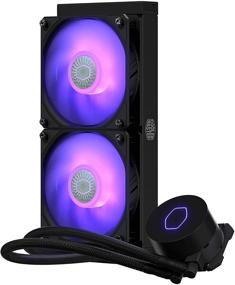 img 3 attached to 💦 Cooler Master ML240L RGB V2 CPU Liquid Cooler, 240mm Radiator, Dual SickleFlow 120mm, RGB Lighting, 3rd Gen Dual Chamber Pump for AMD Ryzen/Intel LGA1151