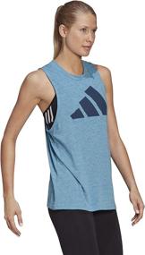 img 1 attached to Adidas Womens Black Melange Small Sports & Fitness