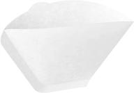 ☕️ usa made #2 paper coffee filters - premium white cone filters (80 count, 2 packs of 40) for 4-6 cup coffee makers logo
