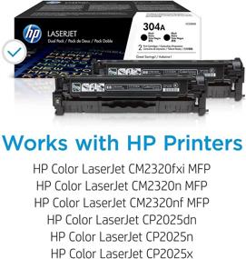 img 3 attached to 🖨️ HP 304A CC530AD, Pack of 2 Black Toner Cartridges