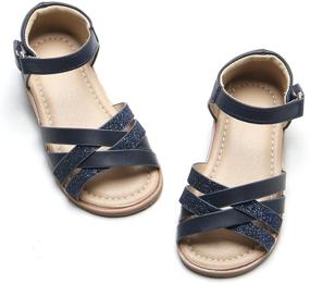 img 4 attached to Felix Flora Girls Sandals Little_Kid Girls' Shoes