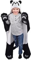 bam bu panda bear wearable hooded blanket: cozy comfort and wild style! logo