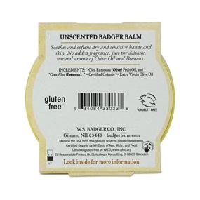 img 2 attached to 🦡 Badger - 2 oz (2 Pack) Unscented Dry Skin Balm for Sensitive and Cracked Skin, Moisturizing Balm for Dry Skin, Fragrance-Free Skin Moisturizer