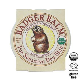 img 3 attached to 🦡 Badger - 2 oz (2 Pack) Unscented Dry Skin Balm for Sensitive and Cracked Skin, Moisturizing Balm for Dry Skin, Fragrance-Free Skin Moisturizer