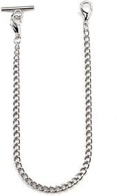 img 1 attached to ⌚ Silver TREWETO Pocket Watch Chain