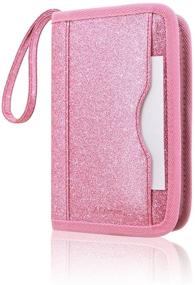 img 4 attached to 🎮 ACdream Glitter Pink PU Leather Protective Case Bag for Nintendo New 2DS XL/New 3DS XL, Portable Premium Cover for New Nintendo 2DS XL/New 3DS XL