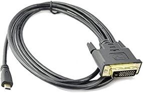 img 4 attached to Seadream 10Feet Micro HDMI Male To DVI(24 1) Male Cable Black