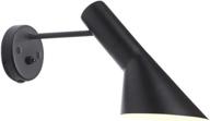 🔥 minimalist nordic modern black wall sconces - aj wall light fixtures with adjustable angle head. perfect wall mounted light lamp for living room, barn, aisle, corridor porch, and bar. логотип