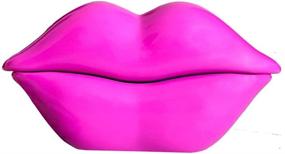 img 3 attached to 📞 TelPal Corded Lips Telephones: Rose Pink Seductive Landline Phone for Home and Office with Real Working Mouth Shape - Cute Cartoon Gift for Girls