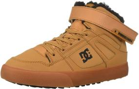 img 4 attached to 👟 Stylish and Sporty: DC Girls HIGH TOP Skate Black Girls' Athletic Shoes