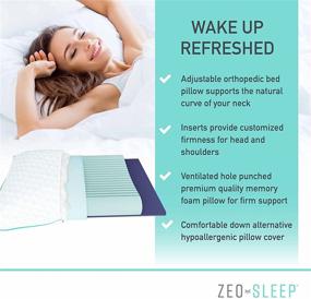 img 1 attached to ZEO SLEEP настраиваемая поддерживающая перфорированная антистрессовая подушка