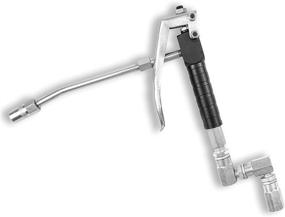 img 4 attached to 🦺 Wolflube High Pressure Grease Control Handle Valve - 7,500 PSI W.P, 1/4" NPT Inlet, 6" Rigid Pipe/Spout, 4 Jaws Coupler, 360° Z Swivel - Grease Pump