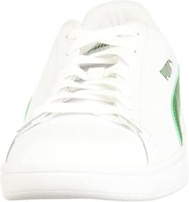 img 3 attached to 👟 PUMA Smash Sneaker: Classic White and Black Men's Fashion Shoes