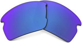 img 1 attached to Enhanced Vision with Oakley 🕶️ 101 355 018 Polarized Sapphire Iridium Sunglasses