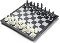♟️ chengqism magnetic portable chess set - 12x5" professional size logo