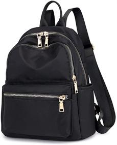 img 4 attached to Shaelyka Lightweight Anti Theft Backpack for Women - Handbags and Wallets Set