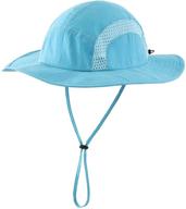 👒 breathable kids upf50+ safari sun hat for summer play - home prefer bucket hat logo