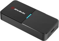 🎥 avermedia live streamer cap 4k - high-quality hdmi video capture device for dslr, camcorder, and action camera at 1080p60 hdr or 4k 30 fps. perfect for live streaming, vlogging, and broadcast (bu113) logo