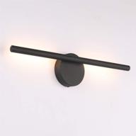 🔆 aipsun black wall sconce: 360° rotatable led wall light for bedroom, living room, hotel, hallway – warm white 3000k logo