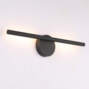 img 4 attached to 🔆 Aipsun Black Wall Sconce: 360° Rotatable LED Wall Light for Bedroom, Living Room, Hotel, Hallway – Warm White 3000K