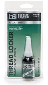 img 1 attached to 🔒 Bob Smith Industries BSI-175 Green IC-LOC Medium Strength Wicking Thread Locker: Reliable Solution for Secure Fastening - 0.34 fl. oz.