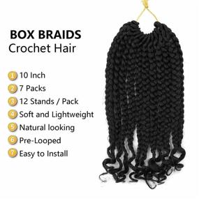 img 2 attached to Packs Crochet Braids Curly Braid