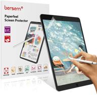 📱 bersem [2 пакета] защитная пленка paperfeel для ipad air 3 / ipad pro 10.5: против бликов, устойчива к царапинам, для прорисовки как на бумаге логотип