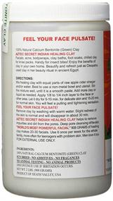 img 1 attached to 🧖 Discover the Power of Aztec Secret Indian Healing Clay 2LB - The Ultimate Deep Pore Cleansing Facial & Body Mask - Version 1