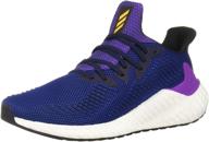 👟 adidas alphaboost athletic running shoes for men - unity purple логотип