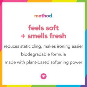 img 1 attached to 🏖️ Method Fabric Softener: Beach Sage Scent, 53.5oz, 45 Loads, 4 Pack - Packaging Varies
