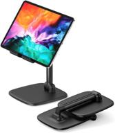 📱 ugreen tablet stand holder mount desk adjustable - ipad pro 12.9, ipad 7th gen, ipad air mini, samsung galaxy tab, nintendo switch, e-reader - black logo