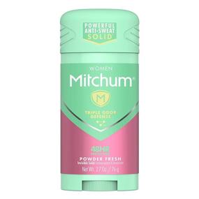 img 4 attached to 🌸 Mitchum Women's Powder Fresh Solid Antiperspirant Deodorant - 2.7 Ounce (1 Pack)