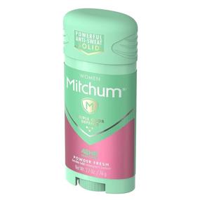 img 2 attached to 🌸 Mitchum Women's Powder Fresh Solid Antiperspirant Deodorant - 2.7 Ounce (1 Pack)