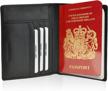 pavia leather passport wallet blocking travel accessories in passport wallets logo