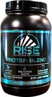 rise nutrition solutions protein powder: chocolate lean whey protein 🍫 concentrate for men and women - ideal post workout powder, 2.91 lbs logo