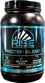 img 4 attached to Rise Nutrition Solutions Protein Powder: Chocolate Lean Whey Protein 🍫 Concentrate for Men and Women - Ideal Post Workout Powder, 2.91 LBS