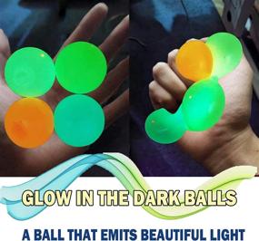 img 1 attached to 🌟 Glowing Sensory Squish Toy: Ceiling Sticky Luminescent Delight