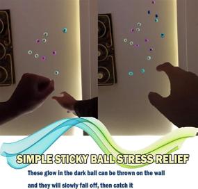 img 3 attached to 🌟 Glowing Sensory Squish Toy: Ceiling Sticky Luminescent Delight