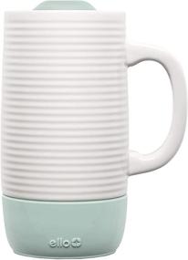 img 4 attached to ☕ Stylish and Functional: Ello Jane Ceramic Travel Mug with Slider Lid