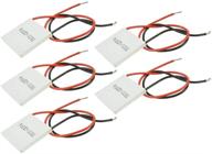 aideepen 5pcs tec1-12704 12v 4a термоэлектрический радиатор охлаждающий peltier пластинчатый модуль 30x30 мм 36вт. логотип