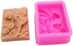 img 2 attached to 🧼 Artisanal Silicone Soap Mold Craft Set - Longzang Angel Design (S023)