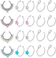 💎 avyring non pierced crystal piercing jewelry: fashionable women's accessories logo