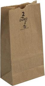 img 3 attached to 🛍️ Duro ID# 18402: Environmentally Friendly 2# SOS Bag 30lb Kraft - Pack of 500 - Dimensions: 4-5/16 x 2-7/16 x 7-7/8