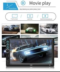 img 3 attached to 7 Inch Double Din Car Stereo Bluetooth Touch Screen MP5 Player FM Radio, In-Dash Car Audio Receiver with Backup Camera, Hands-Free Multimedia, Supports Mirror Link, AUX, TF, USB.