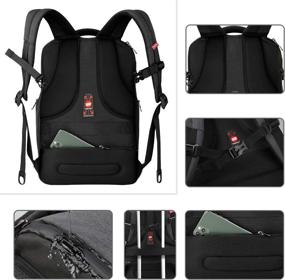 img 2 attached to Backpack Business Backpacks Resistant Laptop（Black）