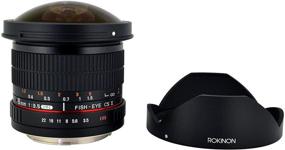 img 4 attached to 📷 Rokinon HD8M-C 8mm f/3.5 HD Fisheye Lens with Removable Hood for Canon DSLR: The Ultimate Creative Tool for Expansive and Distorted Photography - Fixed-Non-Zoom Lens, Black