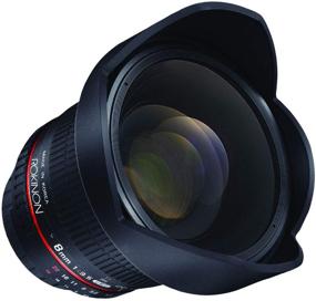 img 2 attached to 📷 Rokinon HD8M-C 8mm f/3.5 HD Fisheye Lens with Removable Hood for Canon DSLR: The Ultimate Creative Tool for Expansive and Distorted Photography - Fixed-Non-Zoom Lens, Black