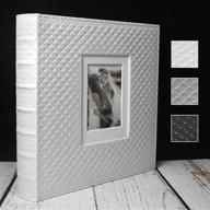 📸 large capacity 4x6 photo album - hold 500 pictures - wedding, family, and travel memories book - birthday, anniversary, and couple's foto album - acid-free - white logo